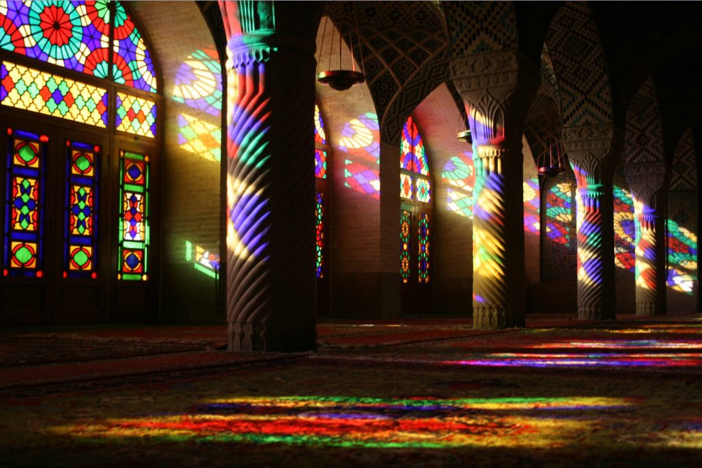 Nasiri-al Molk Mosque, Shiraz, Iran.