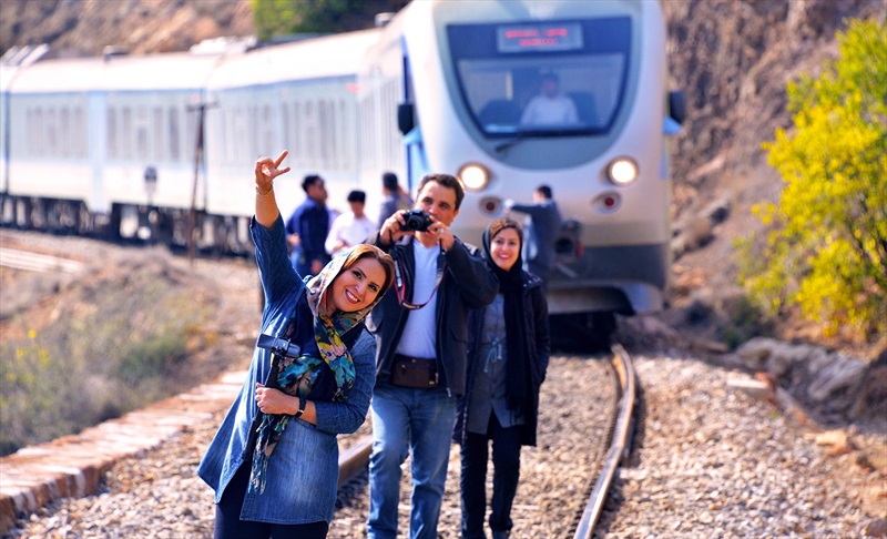 Iranian train railway